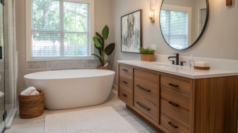 Bathroom Renovation with Freestanding Tub