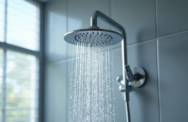 Stylish Shower with Rain Head