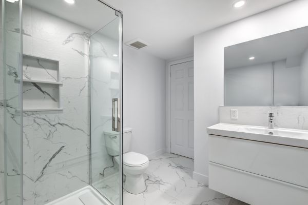 Basement Bathroom Installation in Greenfield